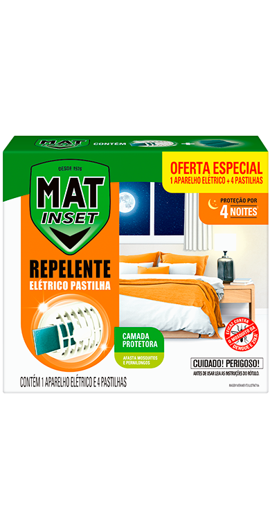 Mat Inset Repelente Elétrico Pastilha